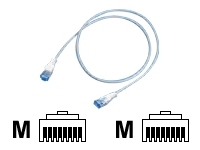 Patchkabel CU C6R10 S GY 1m 
