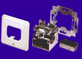 ACO DIN Installationskit (gerade)Kabelabgang B 