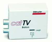 cat TV - Balun komplett ohne Rückkanal 