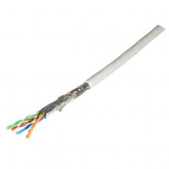 Patchkabel Cat.5E SFTP 4x2xAWG26 , 300MHz, FRNC-B grün  Ring 100m 