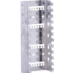 Montagekanal für 30 Module (36 Steckplätze)  Maße (BxHxT): 120x912x85 mm  Rastermaß: 25 mm  Edelstah 
