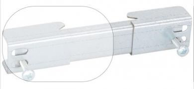 Hutschienenadapter 1/10  Zur Montage von LSA-Modulen der Baureihe 1 mit 96-mm-Befestigungsmaß auf Hu 
