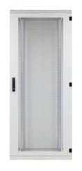 Tür für Netzwerk-/Serverschrank 42HEB=800, Stahl perf, 1-teilig, R7035 