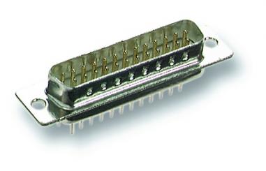 D-Sub Lötstecker 37pol.Printmontage, EDS 37 PP 