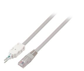 Patchkabel RJ45-LSA 1DA 4-pol.Belegung: 4/5 - 3/6, 3,0m 