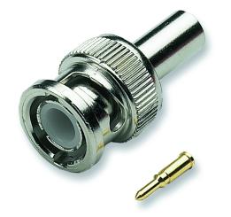 Crimpstecker gerade RG17450 Ohm BNC 