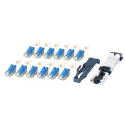 LC Steckverbinder MM50/125 OM2schwarz, feldkonfektionierbar 