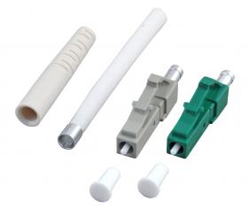 LC/APC 8°-Stecker Simplex Singlemodevorgewinkelt 