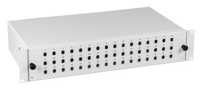 Spleißbox 24 SC-Simplex (2x12), 2 HE, ausziehbar 