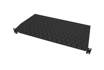 Fachboden 1HE 250mm RAL9005Traglast 10 kg max. 