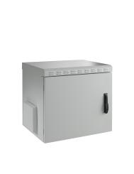 19" Wandgehäuse IP55, 16HE,Tiefe 450mm, RAL7035 