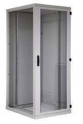 Schrank für Anreihkühler, 800x1000, IP40,Front Glas, Rückwand, ohne li. SW, R7035 