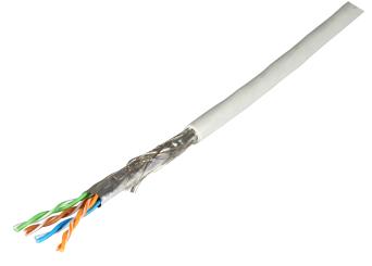 Patchkabel Cat5e SF/UTP 300MHz4x2xAWG26, FRNC-B, rot 