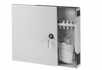 Mini-Wandverteiler-Spleißgehäuse 24xLC-Pigt. 50µ 