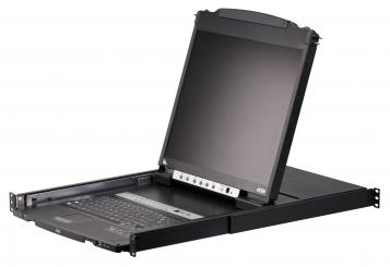 8-Port 19" LCD KVM SwitchDual Rail + Dual Console 