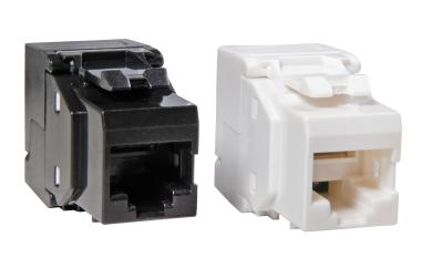 ECOLAN® RJ45 Keystone Cat.6 , UTP Kunststoffgehäuse weiß, 