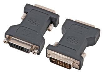 DVI-D Adapter 24+1 Stecker/24+5 Buchse 