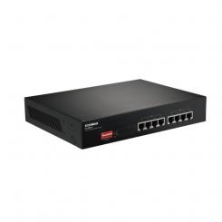 Fast Ethernet 8-Port Switch 4 PoE+ Ports &DIP Switch 70W ohne Lüfter 