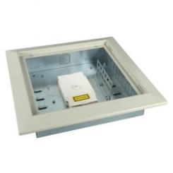 FTTH Unterputzverteiler inkl. Spleißkassette undVerteilerplatte für Kupplungen 
