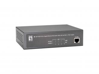 5-Port-Gigabit-PoE-Switch, 65W802.3at PoE+, 4 PoE-Ausgänge 