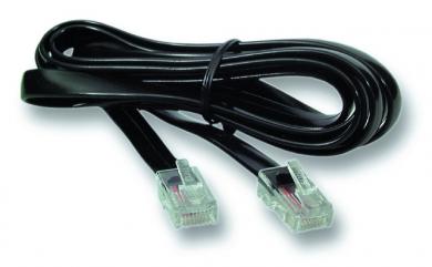 Modularkabel RJ45 (8/8) / RJ45(8/8), 1:1, Flachkabel, 10m 