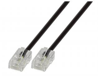 Modularkabel RJ45 (8/4) / RJ45(8/4) 4-fach Rundkabel 6,0 M 