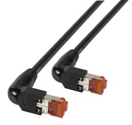 RJ45 Patchkabel S/FTP, Cat.6A, 2x TM2190°, UC900, 7,5m, schwarz 