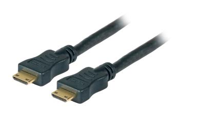 HighSpeed HDMI™ Kabel w.Eth.C-C St-St 1,0m schwarz 
