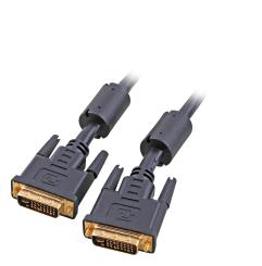 DVI Monitorkabel Dual LinkDVI-Digital 24+1, AWG28, 5m 