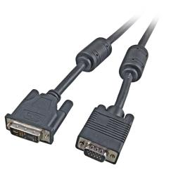 DVI/VGA MonitorkabelDVI12+5/HDSUB15 Stecker, 3m 