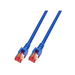 RJ45 Patchkabel S/FTP, Cat.6, LSZH,0.5m, blau 0.5m | blau
