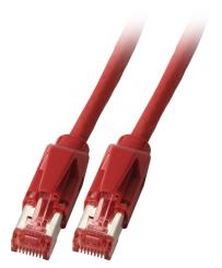 RJ45 Patchkabel S/FTP, Cat.6A, TM21,Dätwyler 7702, 7,5m, rot 