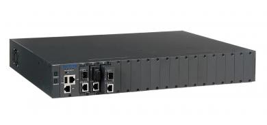 Rack Chassis für MCT Konverter, 18 SlotsManaged mit redundante Stromversorgung 
