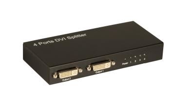 DVI Monitor-Splitter 4-Portunterstützt HDCP 