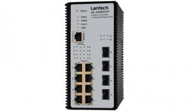 Switch 8x RJ45 10/100Mbit/s +4x SFP Gigabit Ports 