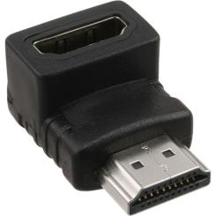 HDMI Adapter, 19pol Stecker / Buchse, gewinkelt, 4K2K kompatibel 