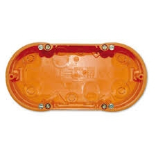 Hohlwanddose 2-fach, Einbautiefe 75 mm 