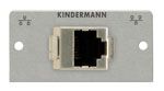 Anschlussblenden mit Steckanschluss (50x50 mm - Cat 6 (RJ45) Genderchanger) 