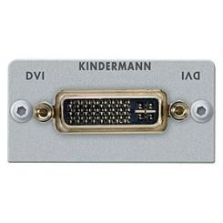 Anschlussblende mit Kabelpeitsche Halbblende 50 x 50 mm Aluminium eloxiert 