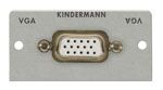 Anschlussblenden mit Steckanschluss (50x50 mm  (Buchse-Buchse) - 90°  VGA Gendercha 