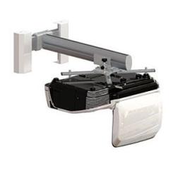 Wandhalterung für Projektoren, hochwertige Ausführung Aluminium mit Kugelgelenk, Wandabstand 38mm 