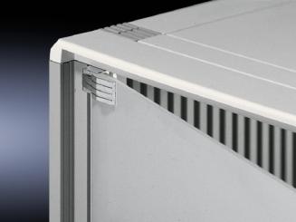 Scharnier für Blindplatten, Zink-Druckguss, mit Befestigungsmaterial 