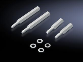 Distanzbolzen, Länge 50 mm, Sechskantstahl (SW8) verzinkt 