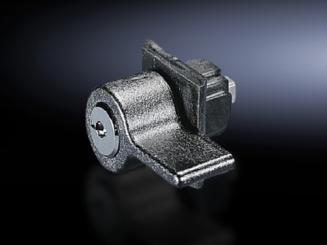 Kunststoff-Handgriffe, mit Sicherheitszylinder-Einsatz, Nr. 3524 E, RAL 9011, B 