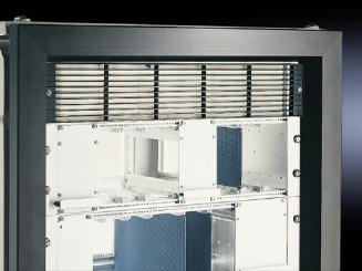 Frontaustrittsgitter 2 HE bei Einsatz von SK 3144/3145 als An- und Abströmgitter 