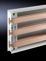 PLS Spezial-Sammelschiene E-Cu (PLS1600), L=495 mm, 10 mm Schienenstärke 