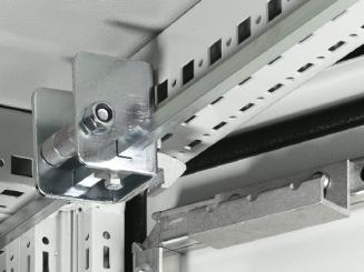 Türverriegelung für Anreih-Kombinationen, Nebentürverriegelung für 1-türig 