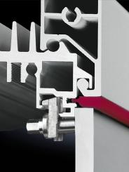 Befestigungssatz für Optipanel, Gewinde M4, für Gewindebolzen 