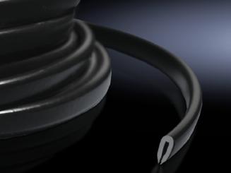 Kantenschutz schwarz (Kunststoff PVC), L: 10000 mm 