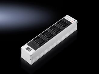 PSM 4-fach Kaltgeräte Einsteckmodul C13, mit Einzelabsicherung, nicht schaltbar 